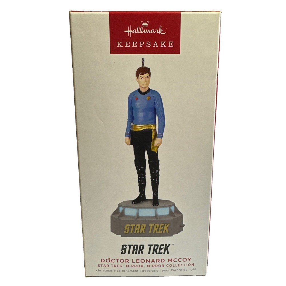 Hallmark Keepsake Christmas Storytellers Star Trek Doctor McCoy Mirror Mirror